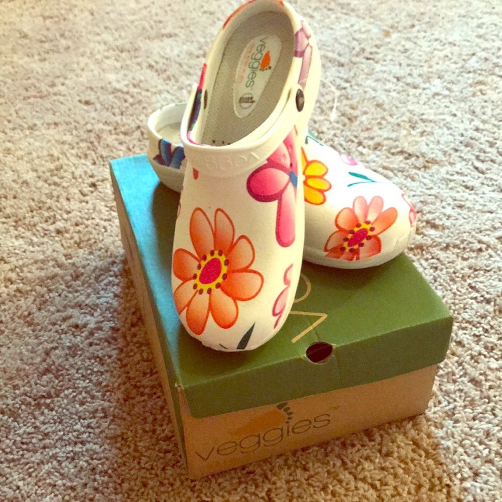 Brand New Veggies Clogs